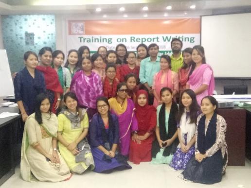 Report Writing Training for Career Development Program for Marginalized Women